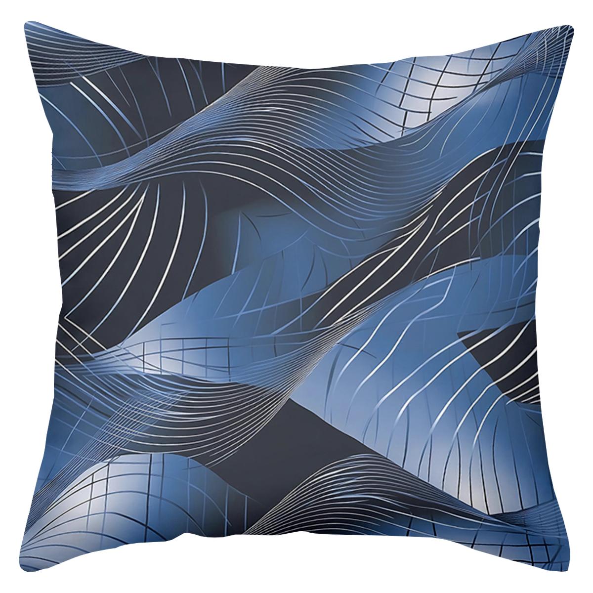 1 pieces -2D flat printing Blue Wave Pattern Decorative Throw Pillow Cushions Polyester pillowcase, sofa decorative cushion cov 45x45cm
1 pieces -2D flat printing Blue Wave Pattern Decorative Throw Pillow Cushions Polyester pillowcase, sofa decorative cushion cov 45x45cm