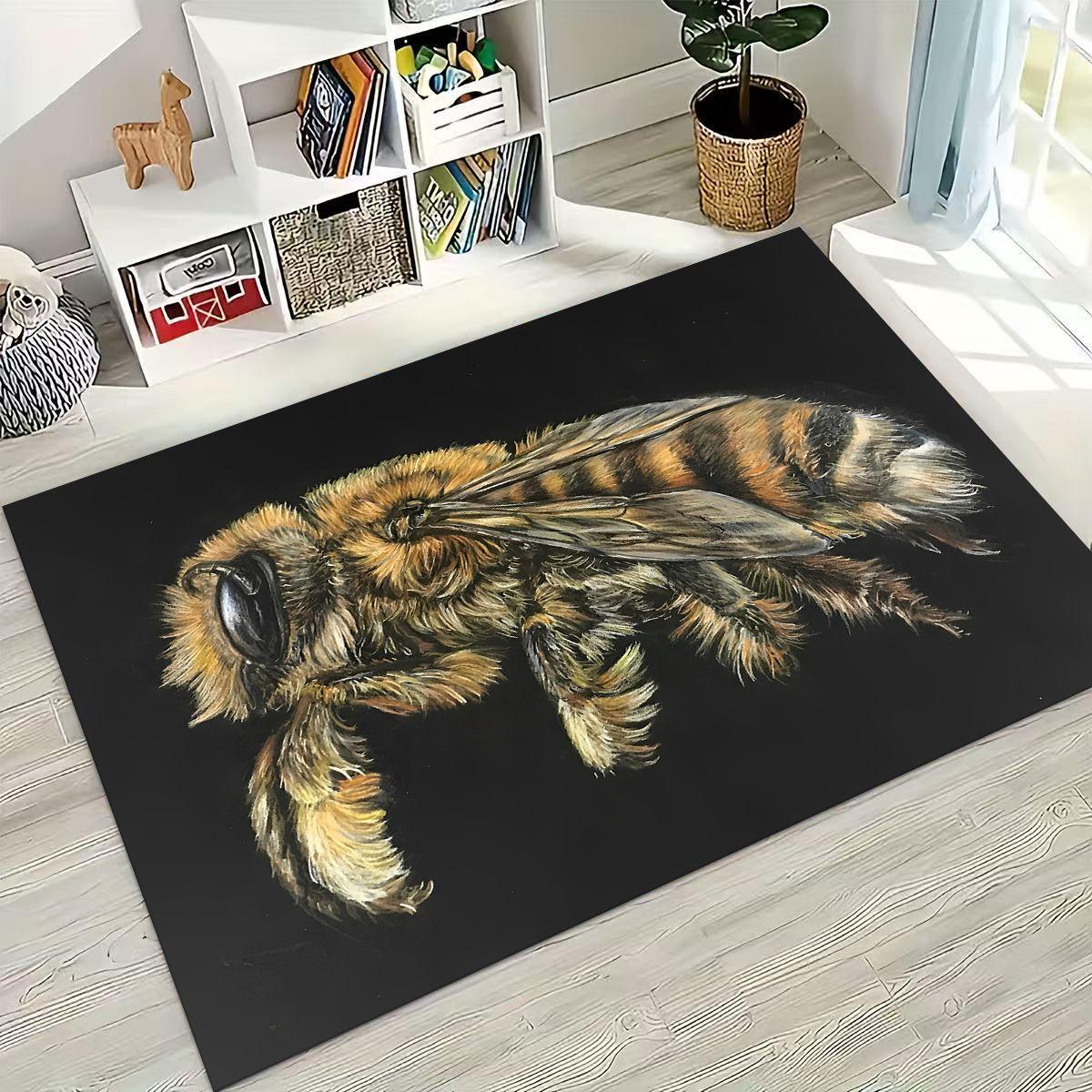 Cute Cartoon Bee HoneyBee Insect Art Rug for Bedroom Living Room Sofa Home Doormat Decor,Large Kids Play Non-slip Floor Mat 40x60cm( 15x23in )
Cute Cartoon Bee HoneyBee Insect Art Rug for Bedroom Living Room Sofa Home Doormat Decor,Large Kids Play Non-slip Floor Mat 40x60cm( 15x23in )