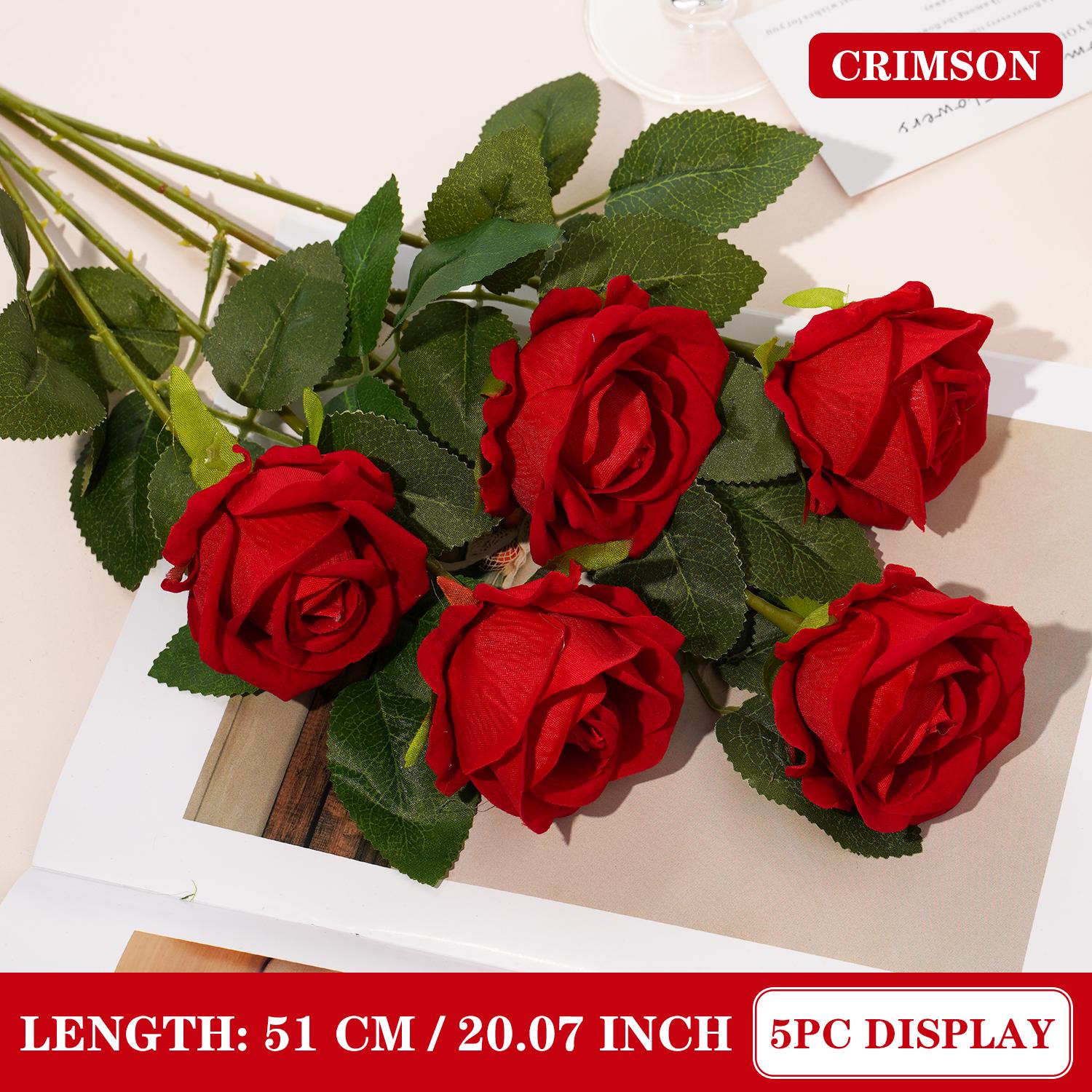 3/5PCS 51CM Artificial Rose Simulation Velvet Red Bouquet Home Party Table Decor Valentine s Day Wedding DIY Accessories 3PCS красный
3/5PCS 51CM Artificial Rose Simulation Velvet Red Bouquet Home Party Table Decor Valentine s Day Wedding DIY Accessories 3PCS красный