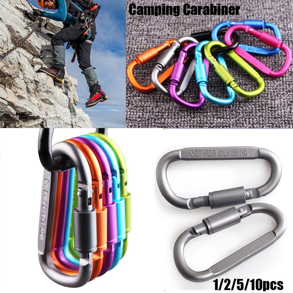 Aluminium Alloy Safety Camping Hiking Hooks Spring Snap Clips Keychain Buckles Climbing D Carabiner
Aluminium Alloy Safety Camping Hiking Hooks Spring Snap Clips Keychain Buckles Climbing D Carabiner