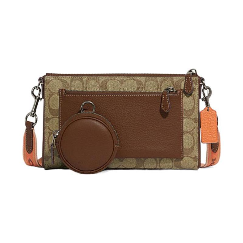 COACH Holden 25 classic presbyopic zipper closure PVC and cowhide shoulder crossbody bag women s tan коричневий
COACH Holden 25 classic presbyopic zipper closure PVC and cowhide shoulder crossbody bag women s tan коричневий