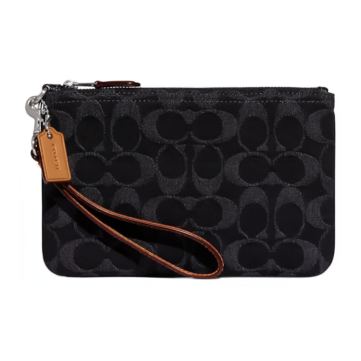 Coach Wristlet 19 Classic Monogram Zip Closure Denim And Leather Handbag Women Wristlet Black CF992-LHDRJ Basic Set (Bag+Dust Bag)
Coach Wristlet 19 Classic Monogram Zip Closure Denim And Leather Handbag Women Wristlet Black CF992-LHDRJ Basic Set (Bag+Dust Bag)