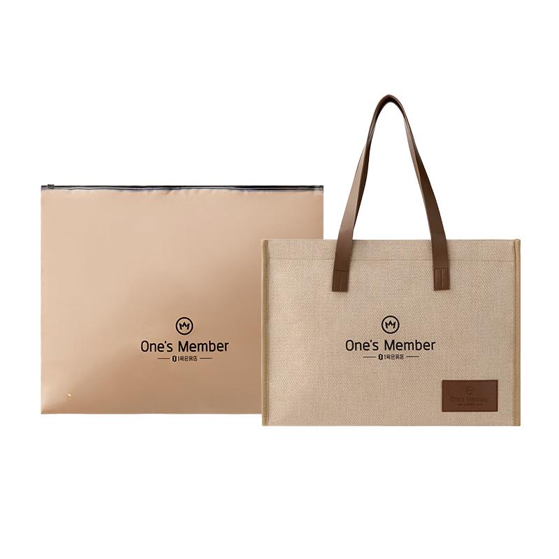One s Member Linen-Look Tote Bag
One s Member Linen-Look Tote Bag