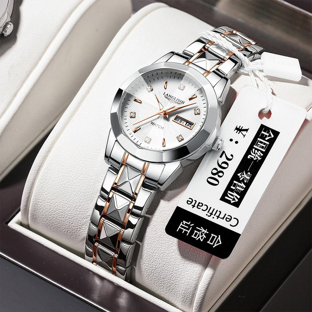 POEDAGAR Women Watch National Top Selling Waterproof Luminous Dual Calendar Steel Strap Fashion Casual Luxury Ladies Wristwatch L3073Two-tone white dial
POEDAGAR Women Watch National Top Selling Waterproof Luminous Dual Calendar Steel Strap Fashion Casual Luxury Ladies Wristwatch L3073Two-tone white dial