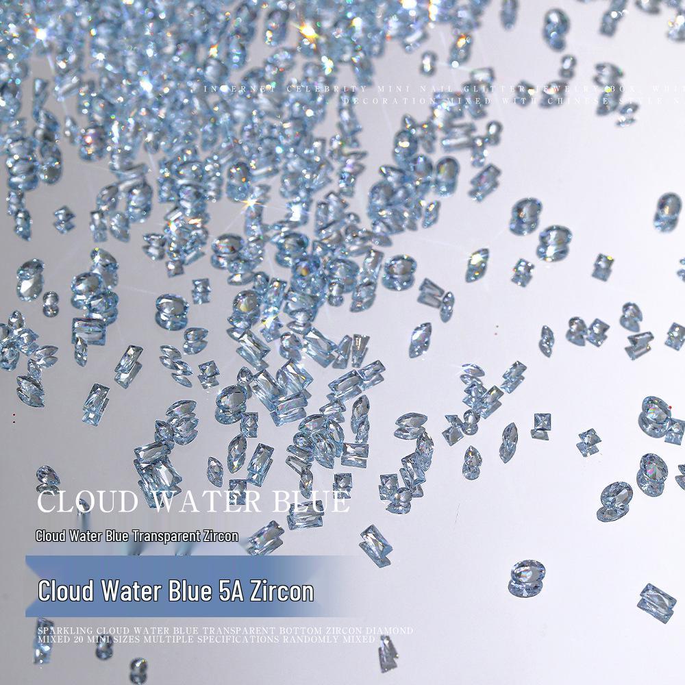 Ice-Transparent Blue Zircon Nail Art Rhinestones: Mixed Sizes, Marquise, Rectangle, and Irregular Shapes
Ice-Transparent Blue Zircon Nail Art Rhinestones: Mixed Sizes, Marquise, Rectangle, and Irregular Shapes