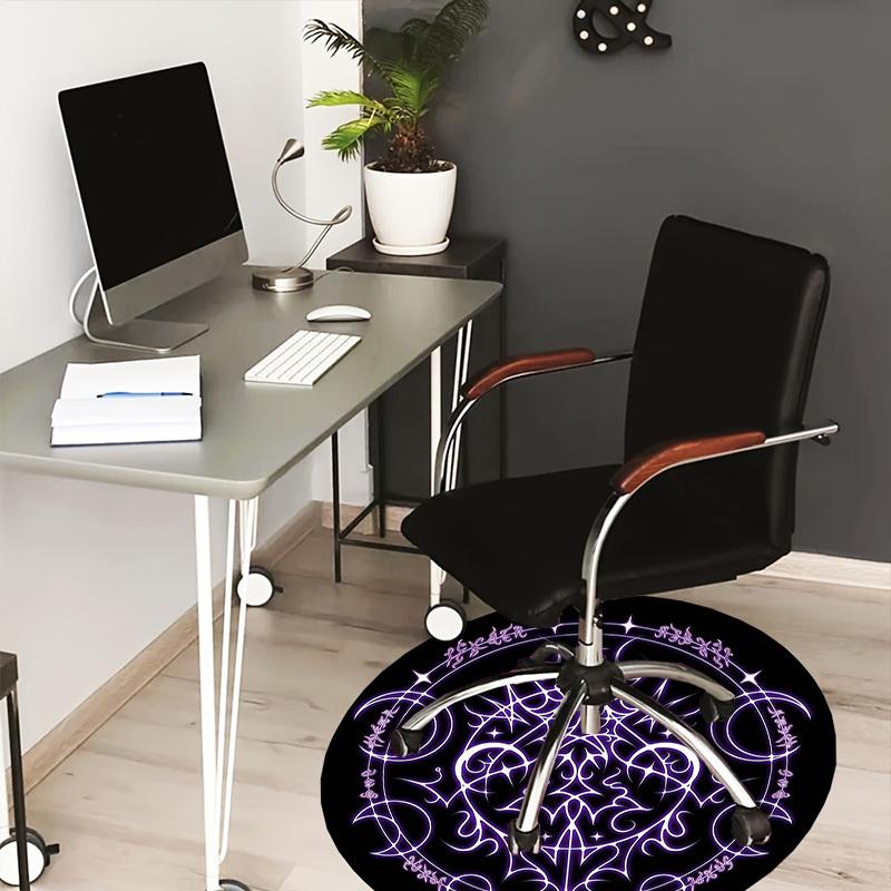 1pc Purple Mystic Symbol Round carpet, Made of Polyester,Perfect for Decorating Office Chairs, Living Rooms,fplt046 80cm by 80cm
1pc Purple Mystic Symbol Round carpet, Made of Polyester,Perfect for Decorating Office Chairs, Living Rooms,fplt046 80cm by 80cm