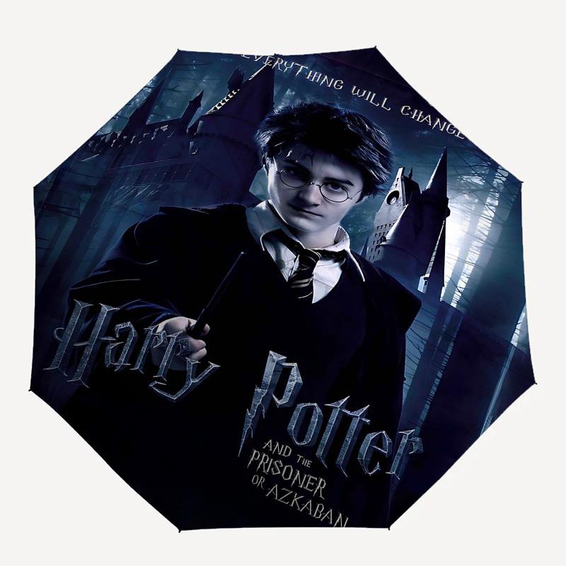 1pc Harry Potter Prisoner of Azkaban Automatic Folding Umbrella - Compact 8-Rib Design, Durable Plastic & Iron1195L
1pc Harry Potter Prisoner of Azkaban Automatic Folding Umbrella - Compact 8-Rib Design, Durable Plastic & Iron1195L