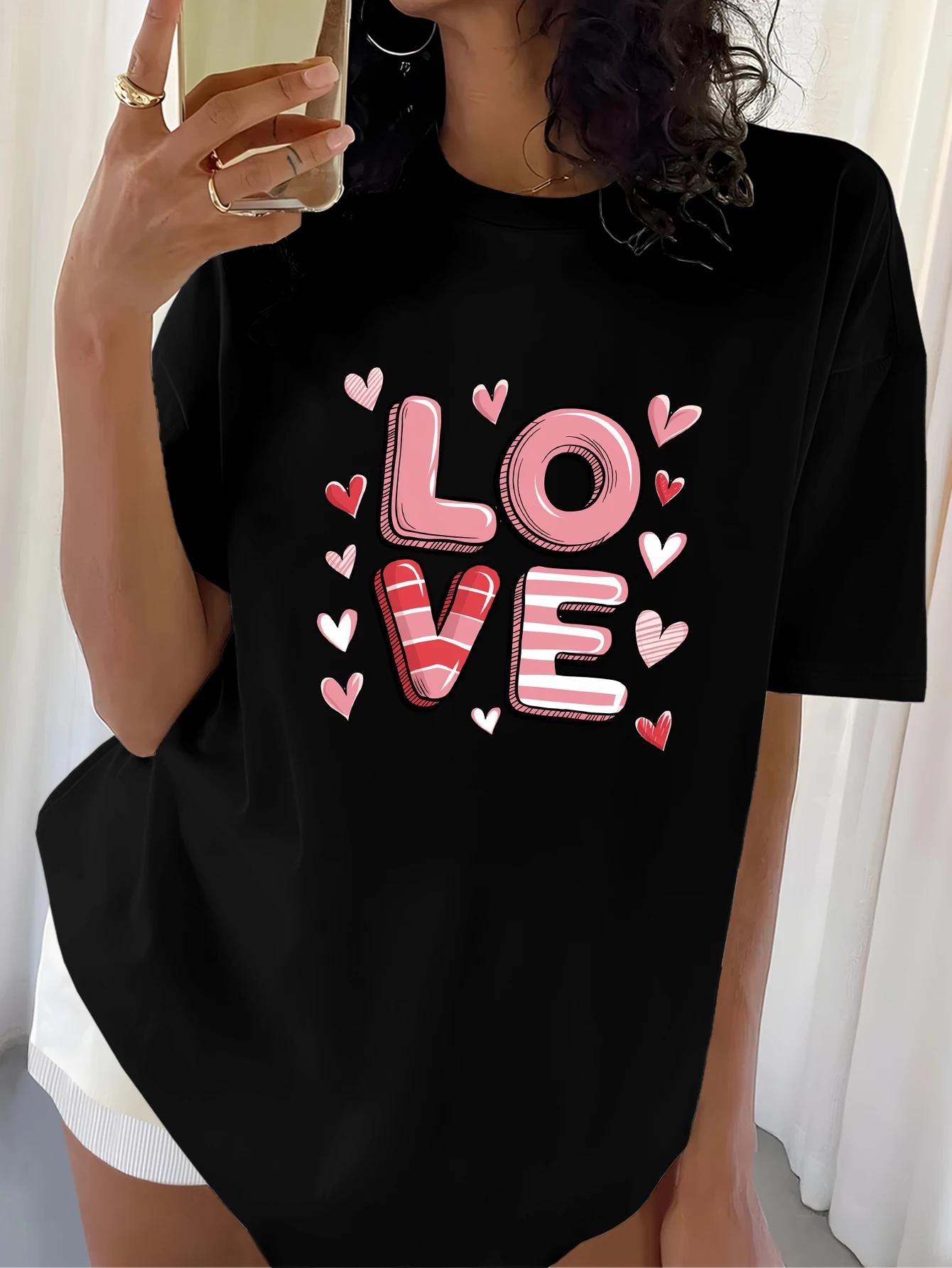 Print for RoUnisextic and Affectionate Themed Occasions Tops Women Clothes White Graphic Tee with LOVE Heart Themed streetwear 4XL
Print for RoUnisextic and Affectionate Themed Occasions Tops Women Clothes White Graphic Tee with LOVE Heart Themed streetwear 4XL