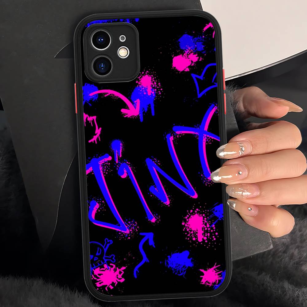 Graffiti Arcane Jinxs For Silicone Matte Phone Case For IPhone 16 Pro Max 15 14 13 12 11 X XS MAX iphone 16 plus
Graffiti Arcane Jinxs For Silicone Matte Phone Case For IPhone 16 Pro Max 15 14 13 12 11 X XS MAX iphone 16 plus