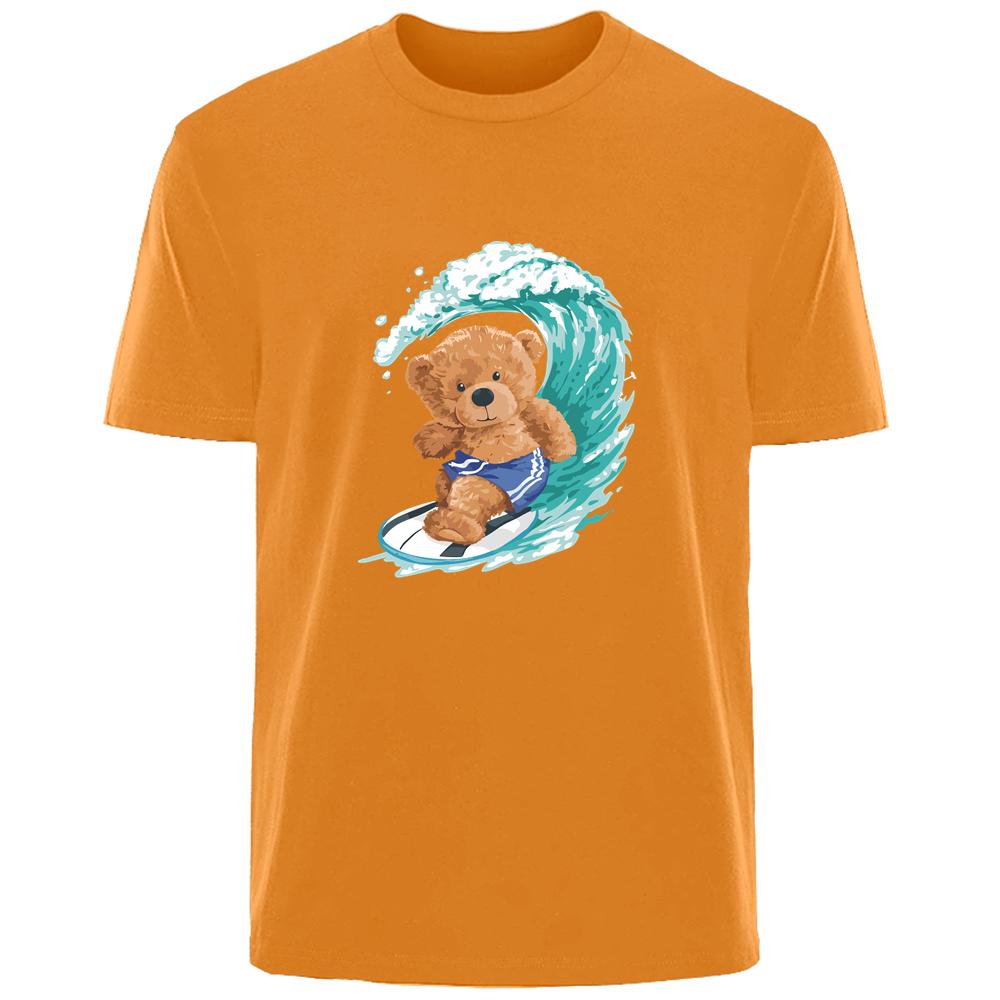 Surf Bear Print Summer High Quality Men s 100% Cotton Breathable Sweat Absorbent T-Shirt Casual Fashion Men s Street Wear
Surf Bear Print Summer High Quality Men s 100% Cotton Breathable Sweat Absorbent T-Shirt Casual Fashion Men s Street Wear