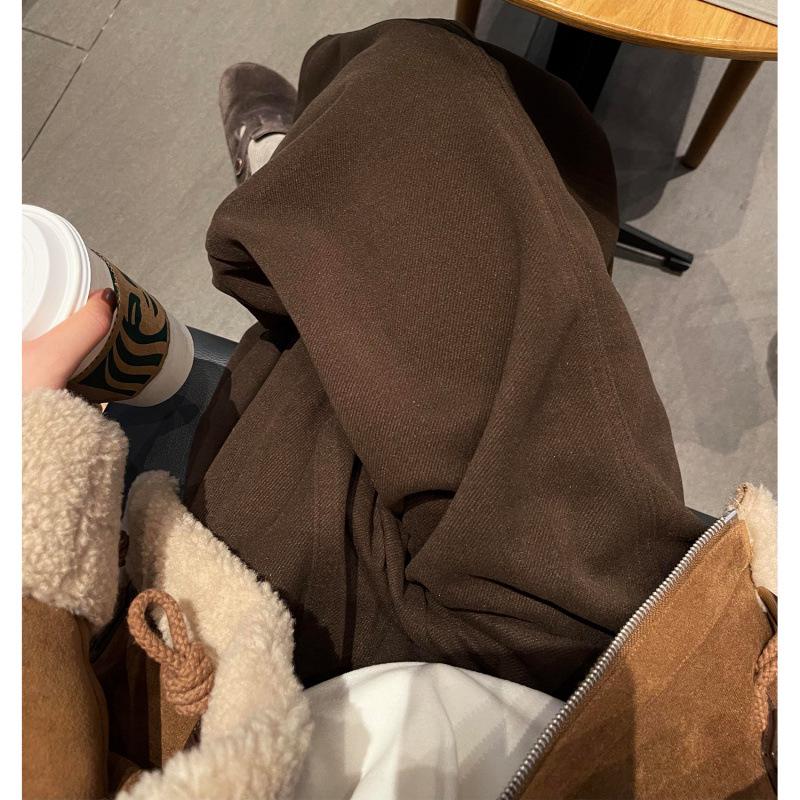 Loose Drapey Wide-Leg Women s Pants, Autumn/Winter, Thin Fleece, Hip-Covering, Versatile, Elegant, Straight-Leg, Long. S
Loose Drapey Wide-Leg Women s Pants, Autumn/Winter, Thin Fleece, Hip-Covering, Versatile, Elegant, Straight-Leg, Long. S