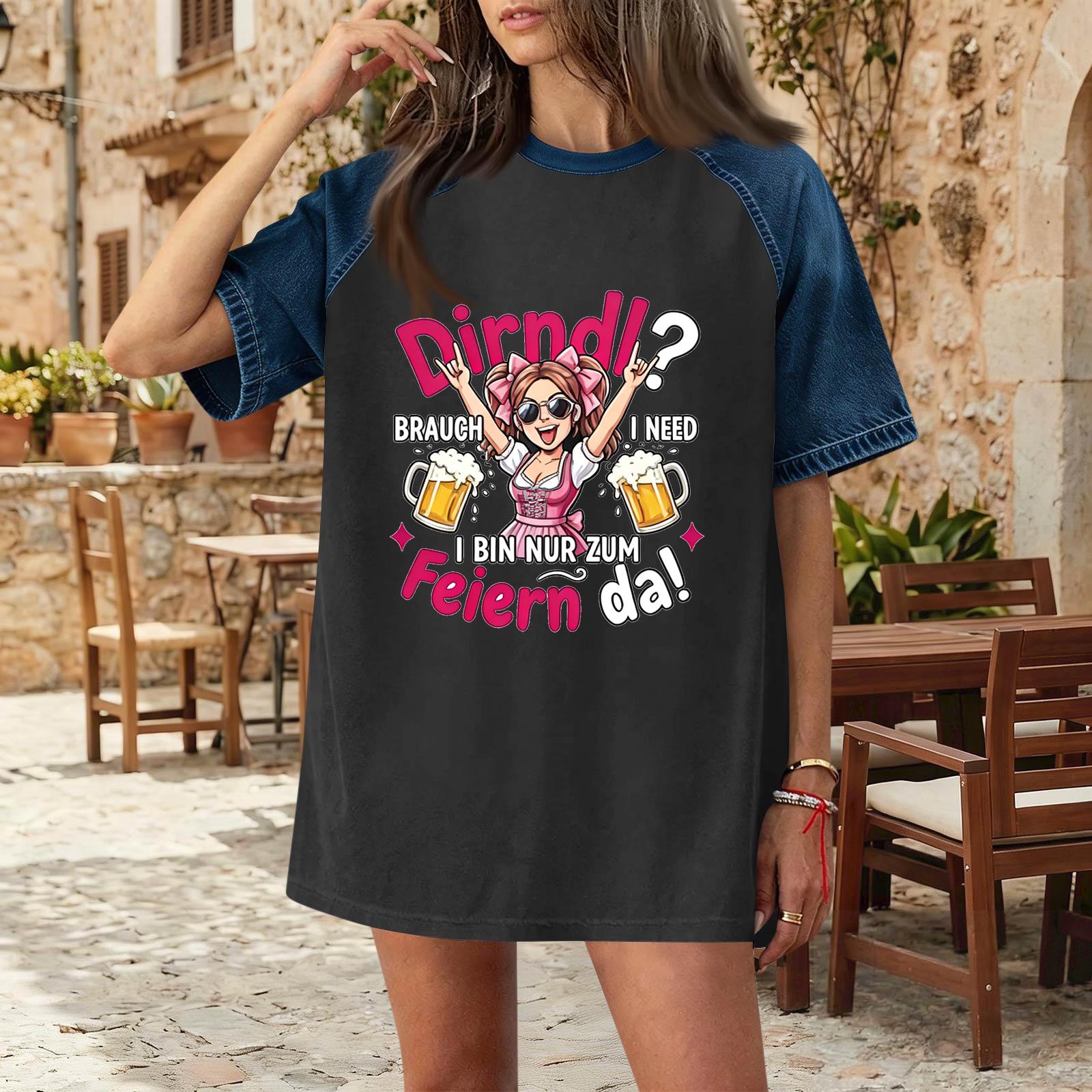 Women s Casual Denim Patchwork Oktoberfest Print Short Sleeve T Shirt Comfortable Loose Fit Tee Top for Everyday Wear XL
Women s Casual Denim Patchwork Oktoberfest Print Short Sleeve T Shirt Comfortable Loose Fit Tee Top for Everyday Wear XL