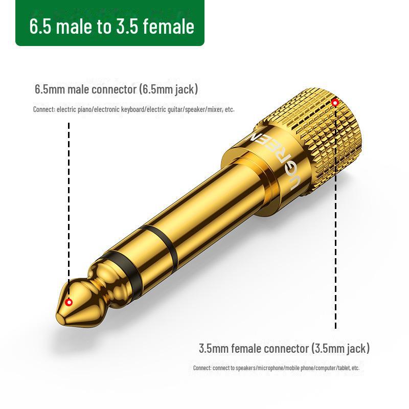 Аудиоадаптер Greenlink: Переходник с 6,5 мм на 3,5 мм для гитары, микрофона, электропианино и наушников
Аудиоадаптер Greenlink: Переходник с 6,5 мм на 3,5 мм для гитары, микрофона, электропианино и наушников