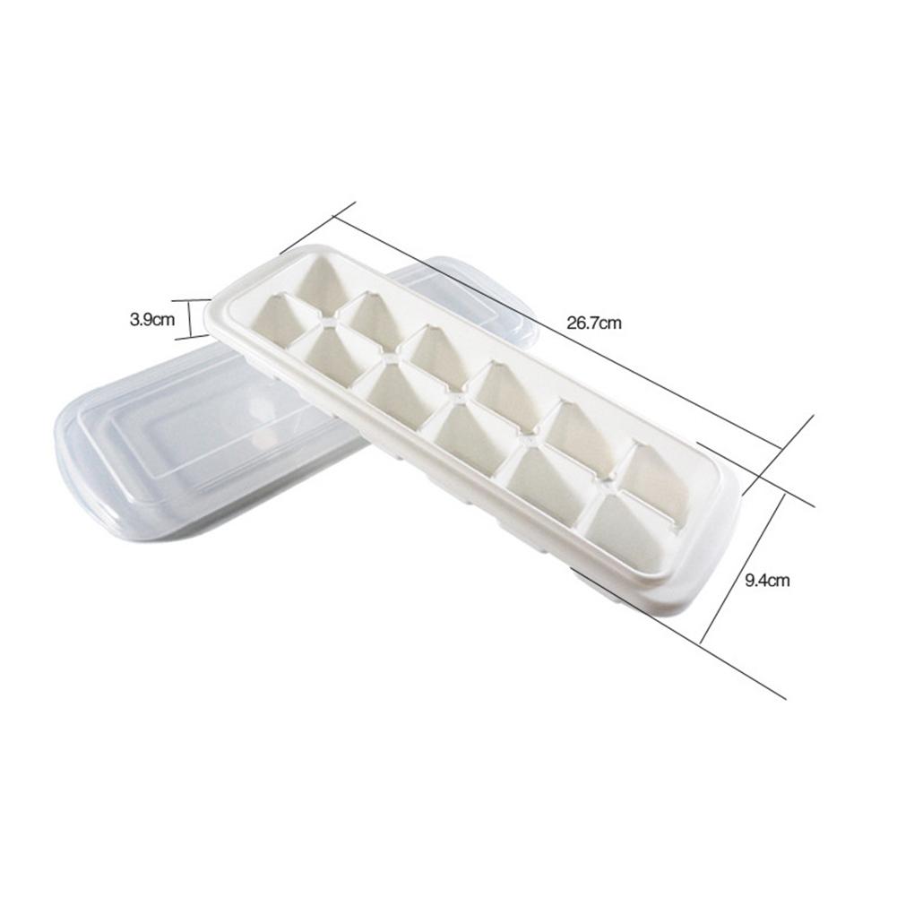 White Multi Grids Mold Ice Cube Making Box with Cover for Summer Refrigerator 12 grids 26.7X3.9X9.4CM#1
White Multi Grids Mold Ice Cube Making Box with Cover for Summer Refrigerator 12 grids 26.7X3.9X9.4CM#1