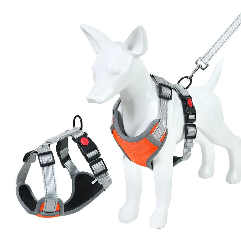 Dog chest strap, vest type pet leash, reflective chest strap, explosion-proof walking dog rope S оранжевый
Dog chest strap, vest type pet leash, reflective chest strap, explosion-proof walking dog rope S оранжевый