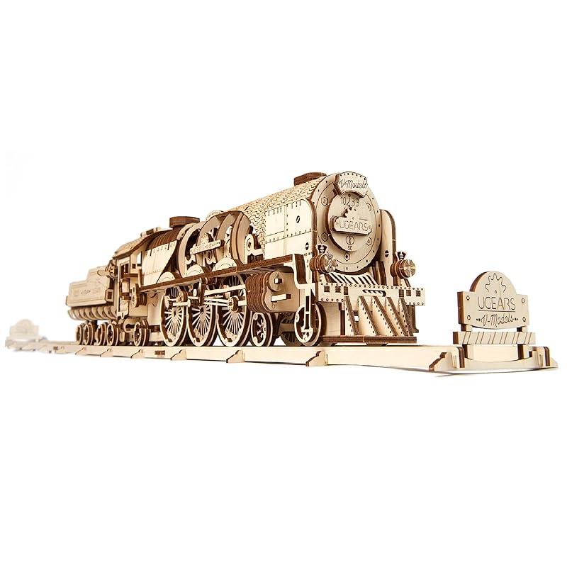 Ugears V express steam locomotive 70058 wooden puzzle Crafts model No adhesive tools required Intermediate
Ugears V express steam locomotive 70058 wooden puzzle Crafts model No adhesive tools required Intermediate