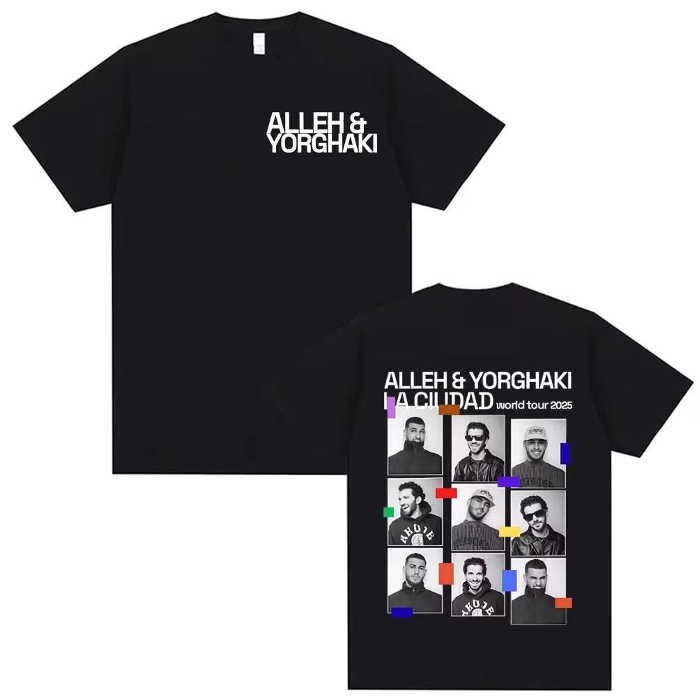 Alleh Yorghaki La Ciudad Worid Tour 2026 Printed T Shirt Men Women Harajuku Vintage 90s Tshirt Summer Pop music Streetwear M
Alleh Yorghaki La Ciudad Worid Tour 2026 Printed T Shirt Men Women Harajuku Vintage 90s Tshirt Summer Pop music Streetwear M