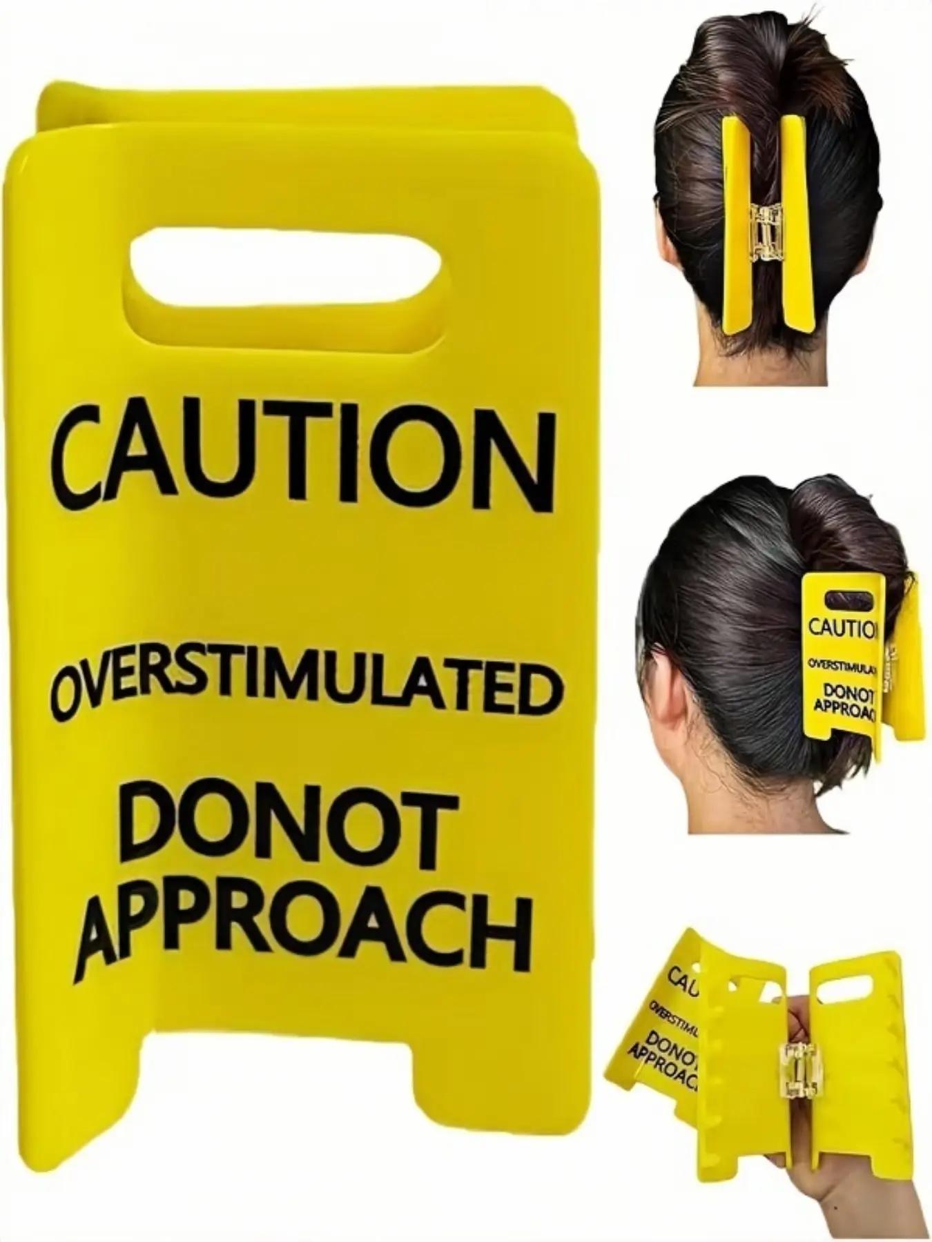 Novelty Please Do Not Approach Warning Hair Clip, Funny Emotional Headband, Stress Relief Decor & Perfect Office Party Gift жовтий
Novelty Please Do Not Approach Warning Hair Clip, Funny Emotional Headband, Stress Relief Decor & Perfect Office Party Gift жовтий