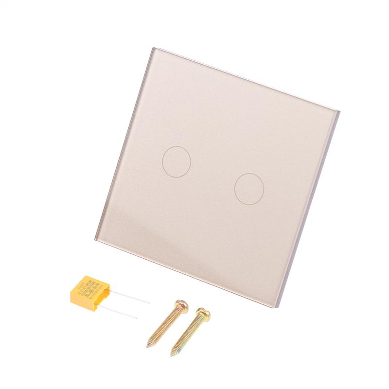 1/2/3Gang Touch Switch 1Way Type-C Usb Wall Sockets Light Switch With Power Sockets Glass Panel Gold
1/2/3Gang Touch Switch 1Way Type-C Usb Wall Sockets Light Switch With Power Sockets Glass Panel Gold