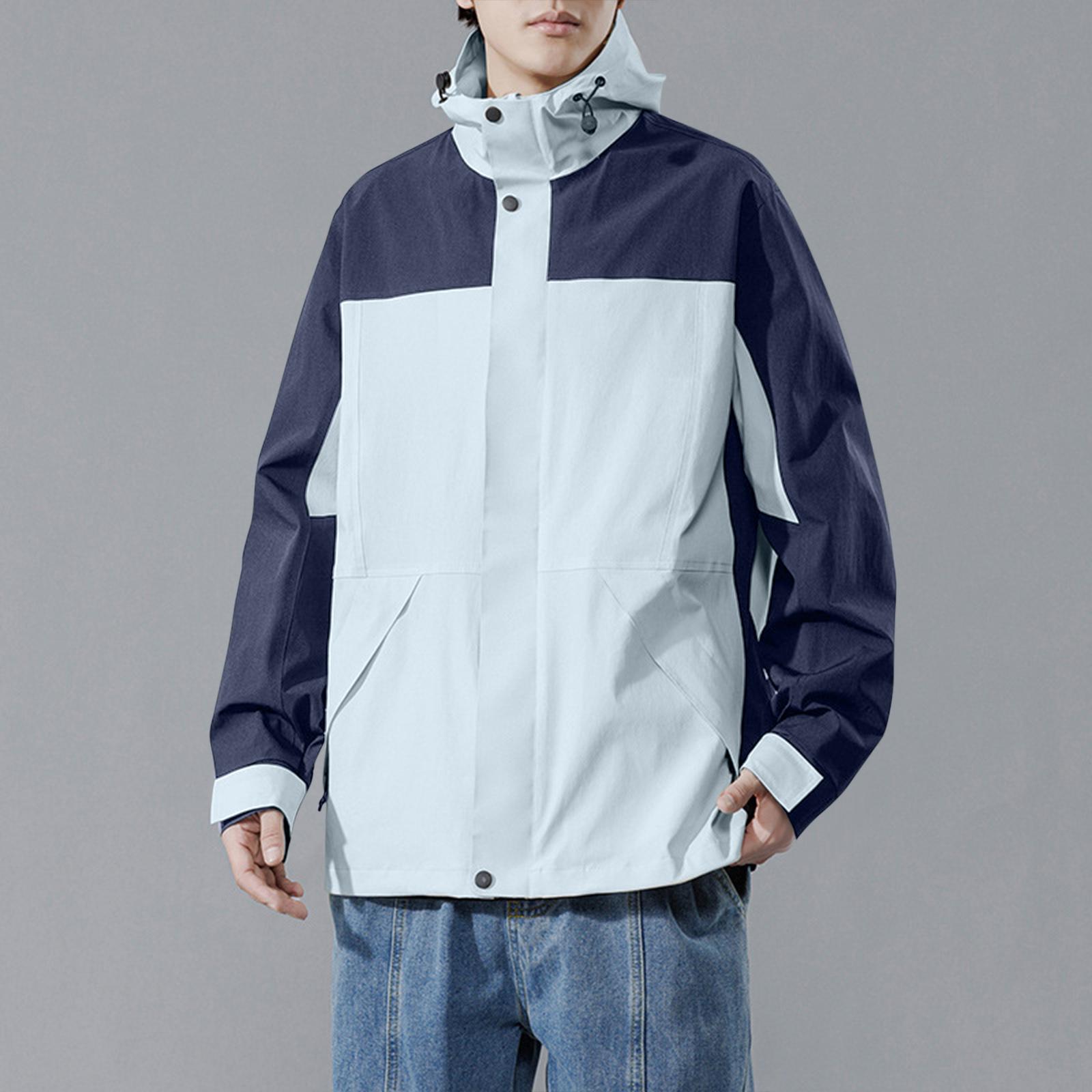 Мужская куртка с цветовой блокировкой, модная и повседневная спортивная одежда, куртка для альпинизма и активного отдыха для пары M
Мужская куртка с цветовой блокировкой, модная и повседневная спортивная одежда, куртка для альпинизма и активного отдыха для пары M