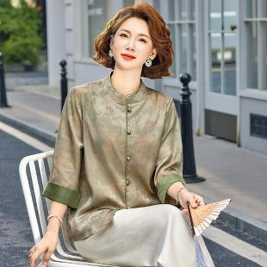 Elegant National Trend Seven-Sleeve Summer Top for Moms - Plus Size 4XL світло-зелений колір
Elegant National Trend Seven-Sleeve Summer Top for Moms - Plus Size 4XL світло-зелений колір