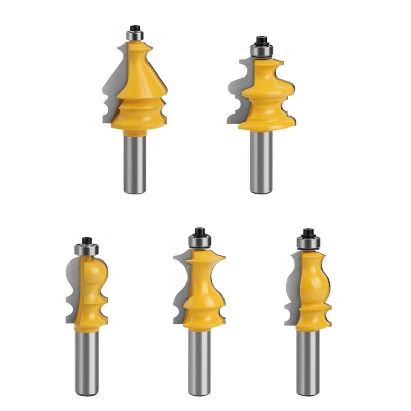 Heavy Duty CNC Router Bits 5 Packs 1/2 Carbide Shank 12mm 12.7mm CNC Router Bits Engraving Solid Carbide Shank Bits
Heavy Duty CNC Router Bits 5 Packs 1/2 Carbide Shank 12mm 12.7mm CNC Router Bits Engraving Solid Carbide Shank Bits
