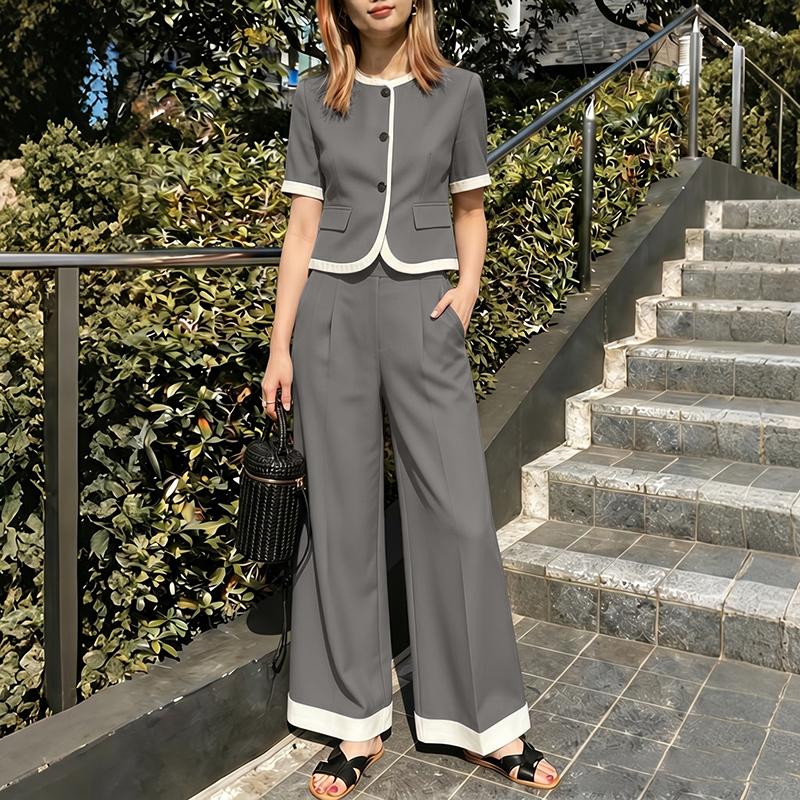 ZANZEA Women Short Sleeve Blouse and Pants Casual Two Piece Suit Sets 5XL сірий колір
ZANZEA Women Short Sleeve Blouse and Pants Casual Two Piece Suit Sets 5XL сірий колір