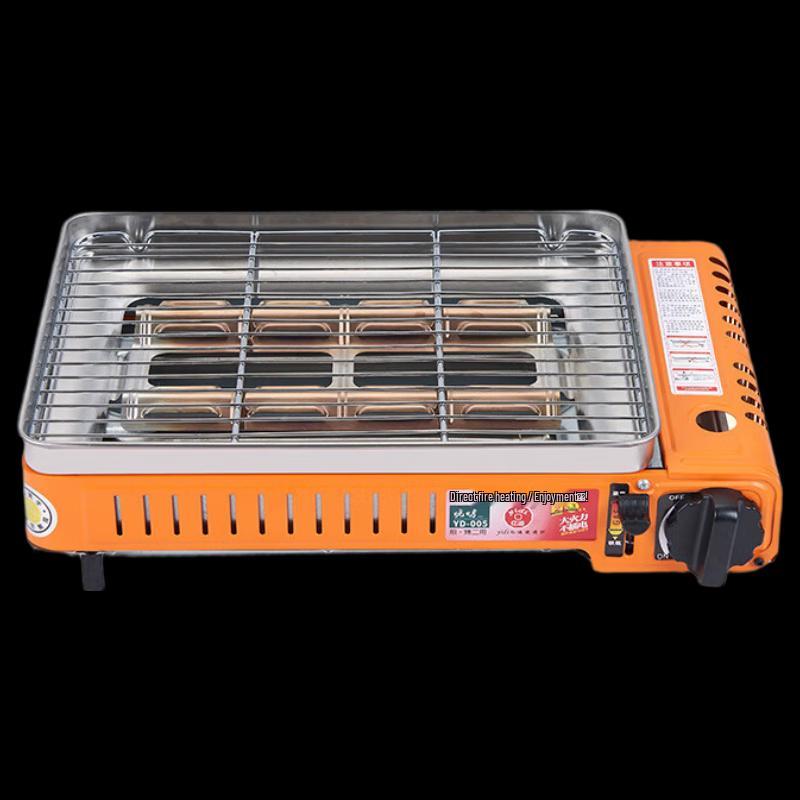 Portable Camping Cassette Stove & Grill
Portable Camping Cassette Stove & Grill