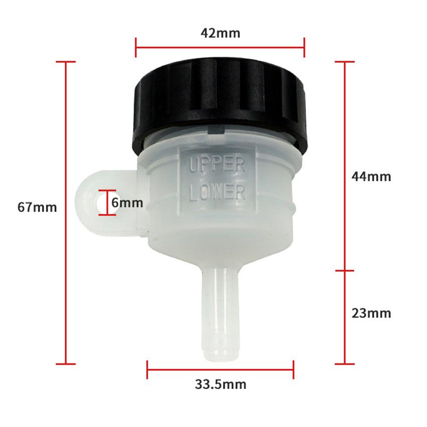 Universal Motorcycle Foot Rear Brake Master Cylinder Tank Oil Cup Fluid Bottle Reservoir For Buggy Quad ATV ATVS D Type
Universal Motorcycle Foot Rear Brake Master Cylinder Tank Oil Cup Fluid Bottle Reservoir For Buggy Quad ATV ATVS D Type