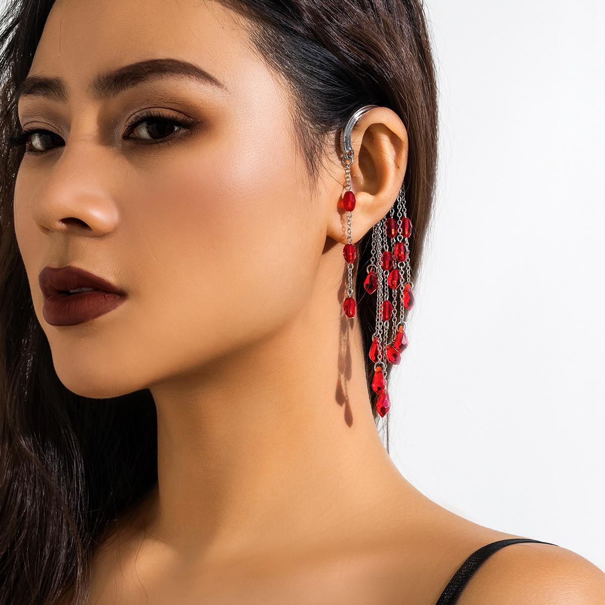 Аксессуары Милые Крутые Готические Серьги-кисточки Капля крови, Хэллоуин Персонализированная Хрустальная Подвеска Подвески для Ушей Девушка
Аксессуары Милые Крутые Готические Серьги-кисточки Капля крови, Хэллоуин Персонализированная Хрустальная Подвеска Подвески для Ушей Девушка