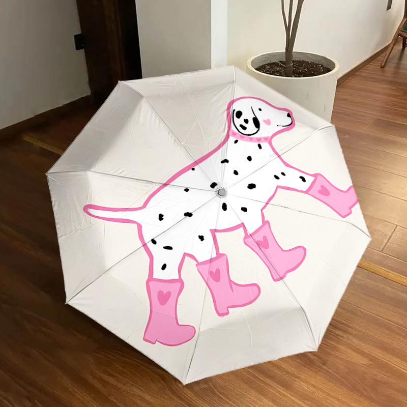 1pc Dalmatian Rainboots Automatic Folding Umbrella - Portable Collapsible Design, 8-Rib Iron Frame, Casual Outdoor Accessory yy251215210
1pc Dalmatian Rainboots Automatic Folding Umbrella - Portable Collapsible Design, 8-Rib Iron Frame, Casual Outdoor Accessory yy251215210