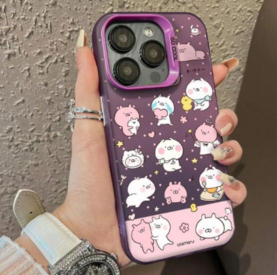 Pink Hugging Rabbit Phone Case for iPhone 14/15 Pro Max - Drop-proof, Hard Shell, Silver Color Option Available iPhone 16 Pro Max
Pink Hugging Rabbit Phone Case for iPhone 14/15 Pro Max - Drop-proof, Hard Shell, Silver Color Option Available iPhone 16 Pro Max