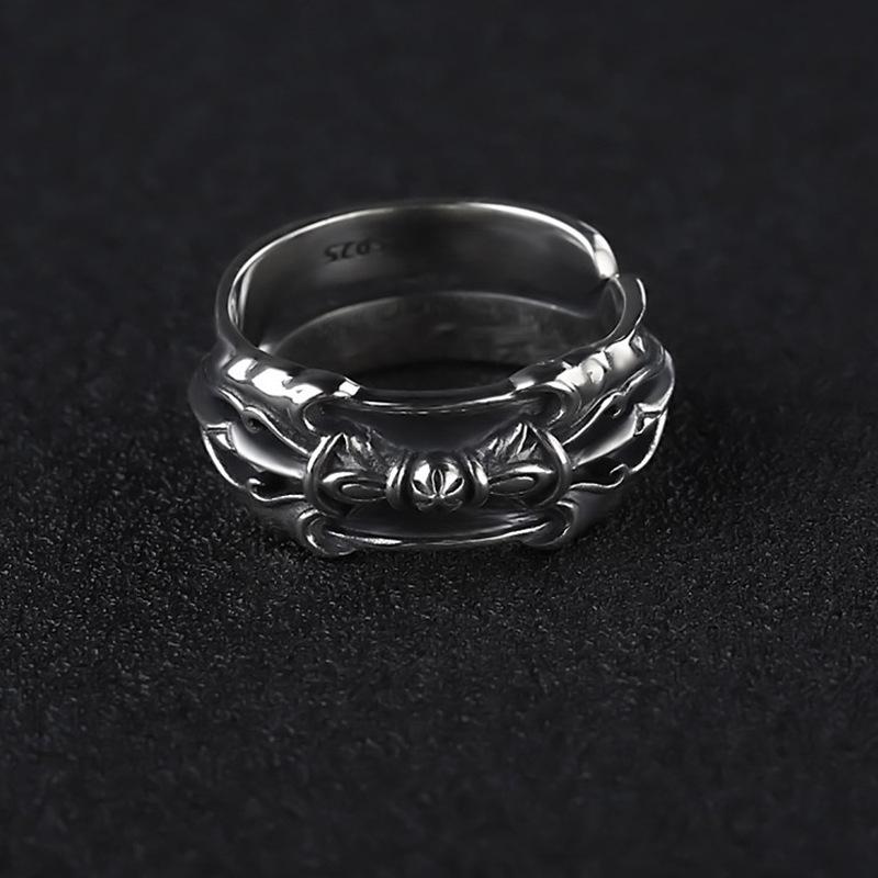 Men s S925 Sterling Silver Vintage Thai Vajra Open Wide Band Ring Adjustable Open Size
Men s S925 Sterling Silver Vintage Thai Vajra Open Wide Band Ring Adjustable Open Size