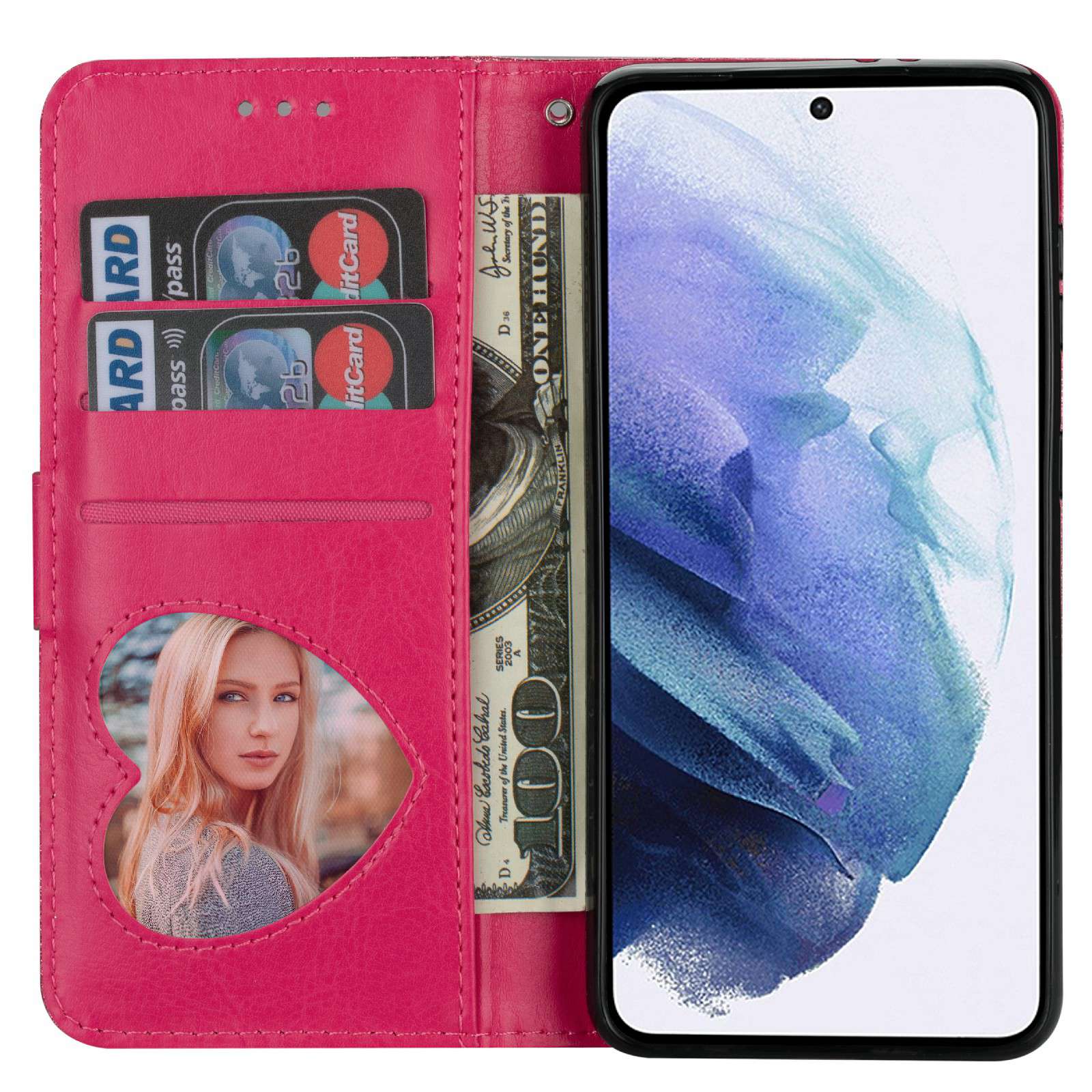 For Samsung Galaxy A54 5G Full Protection Phone Case Zipper Pocket Glittery Sequins PU Leather Flip Phone Cover Wallet Stand Rose
For Samsung Galaxy A54 5G Full Protection Phone Case Zipper Pocket Glittery Sequins PU Leather Flip Phone Cover Wallet Stand Rose