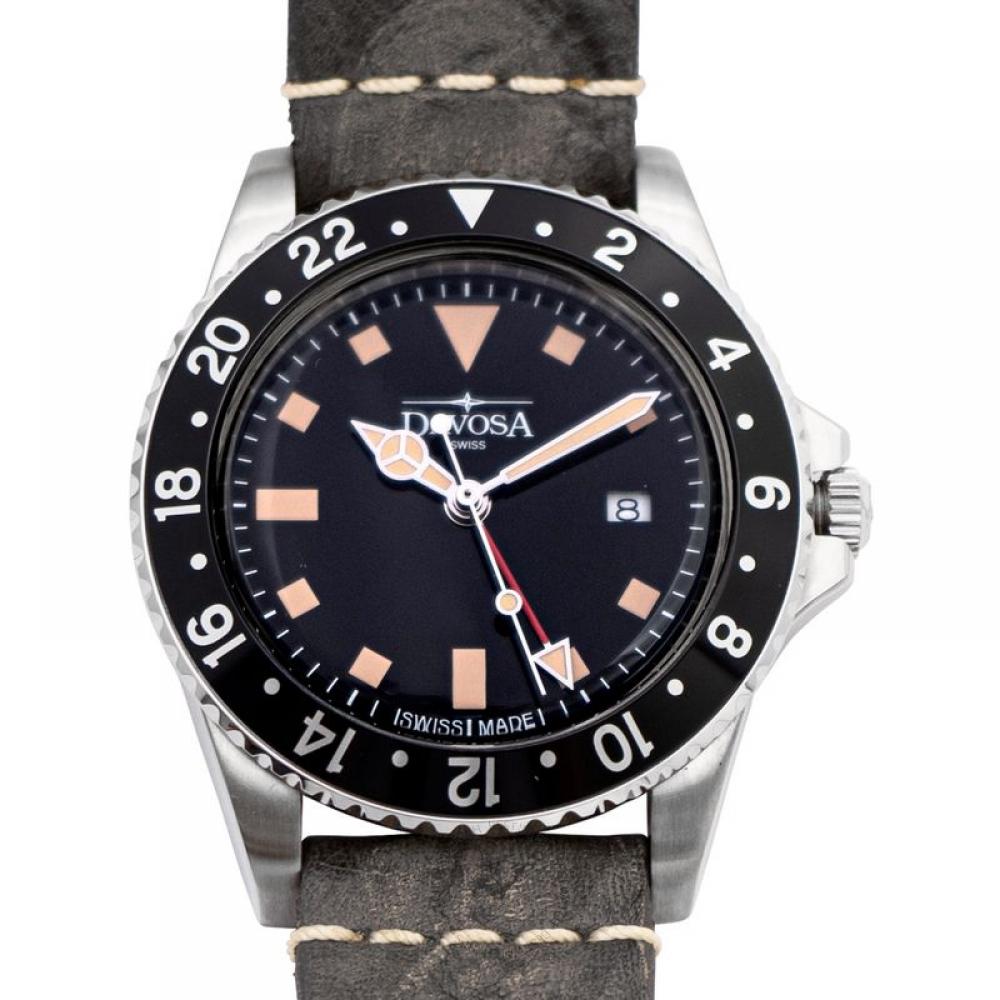 Davosa Кварцевые мужские часы из нержавеющей стали с черным циферблатом
Davosa Кварцевые мужские часы из нержавеющей стали с черным циферблатом