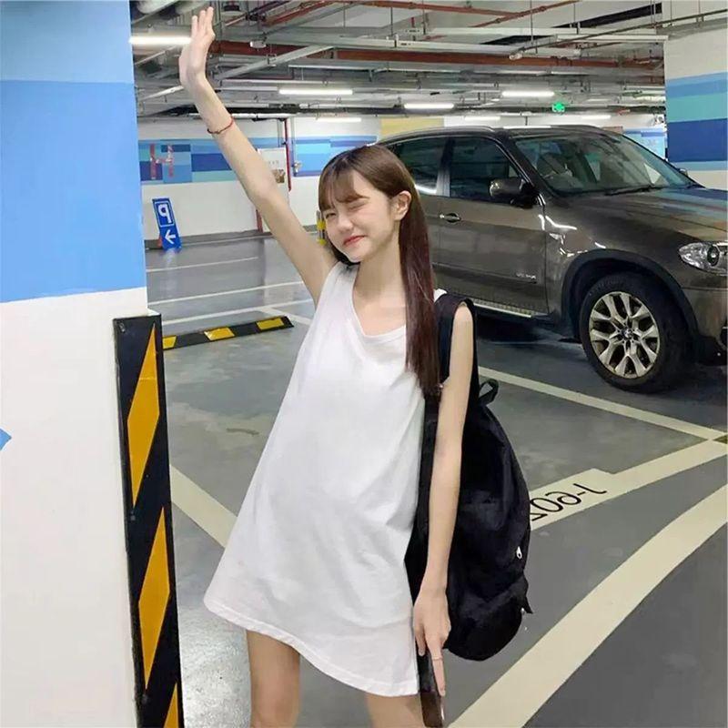 Extra Large Size 150.00kg Sexy Low-Cut Sling Vest Skirt Women s Chubby Girl All-Matching Loose Casual Dress Summer 2 Milky White 3XL(90-120kg Wear)
Extra Large Size 150.00kg Sexy Low-Cut Sling Vest Skirt Women s Chubby Girl All-Matching Loose Casual Dress Summer 2 Milky White 3XL(90-120kg Wear)