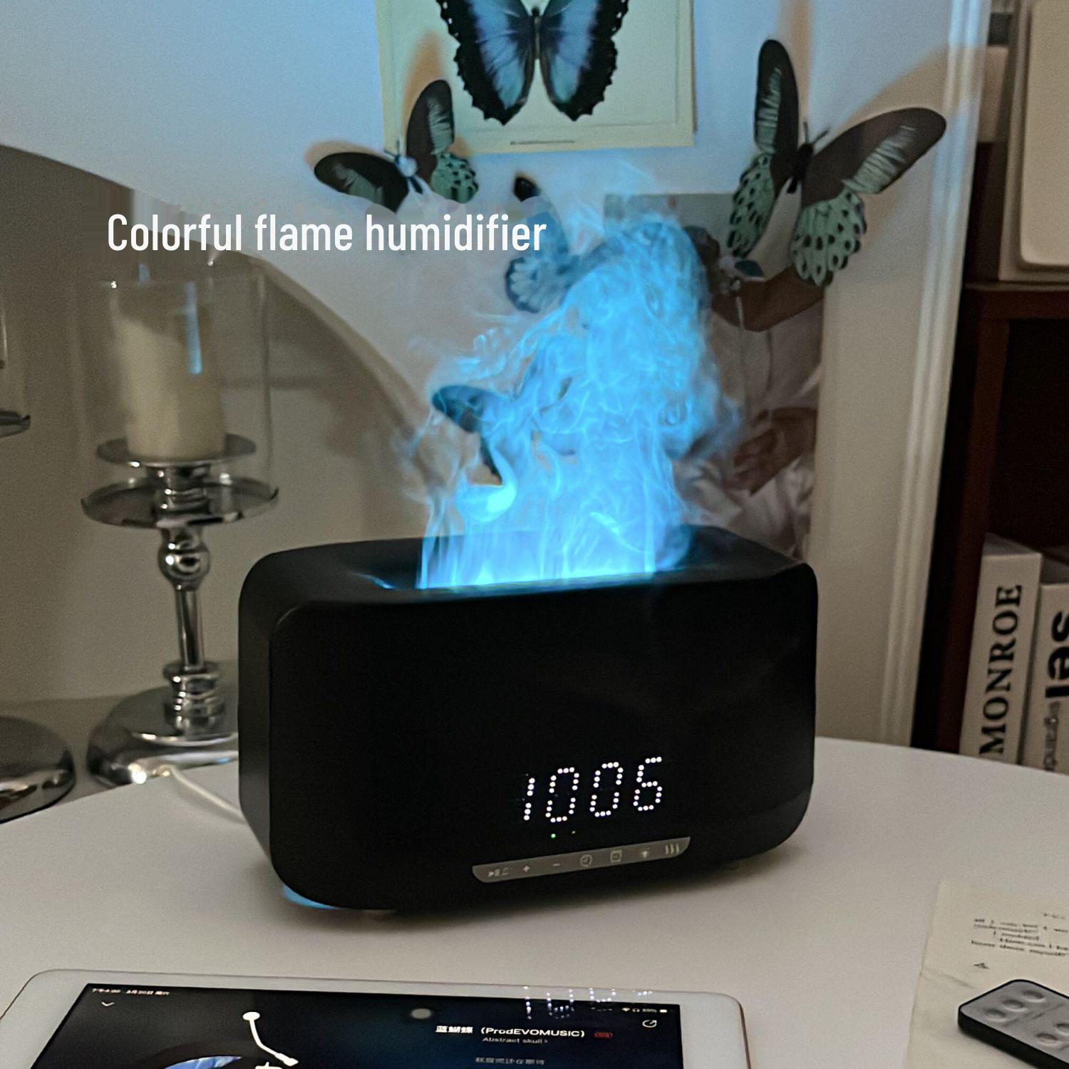 Увлажнитель воздуха с цветным пламенем и Bluetooth-динамиком: Ароматерапевтический светильник для спальни и идеальный подарок на день рождения Warrior чёрный
Увлажнитель воздуха с цветным пламенем и Bluetooth-динамиком: Ароматерапевтический светильник для спальни и идеальный подарок на день рождения Warrior чёрный