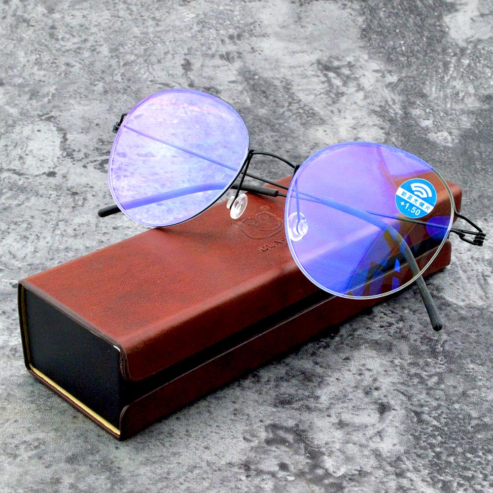 Screwless Titanium Alloy Retro Simplicity Handcrafted Spectacles 12-layer Coated Lens Round Reading Glasses +0.75 to +4 +75 чорний
Screwless Titanium Alloy Retro Simplicity Handcrafted Spectacles 12-layer Coated Lens Round Reading Glasses +0.75 to +4 +75 чорний