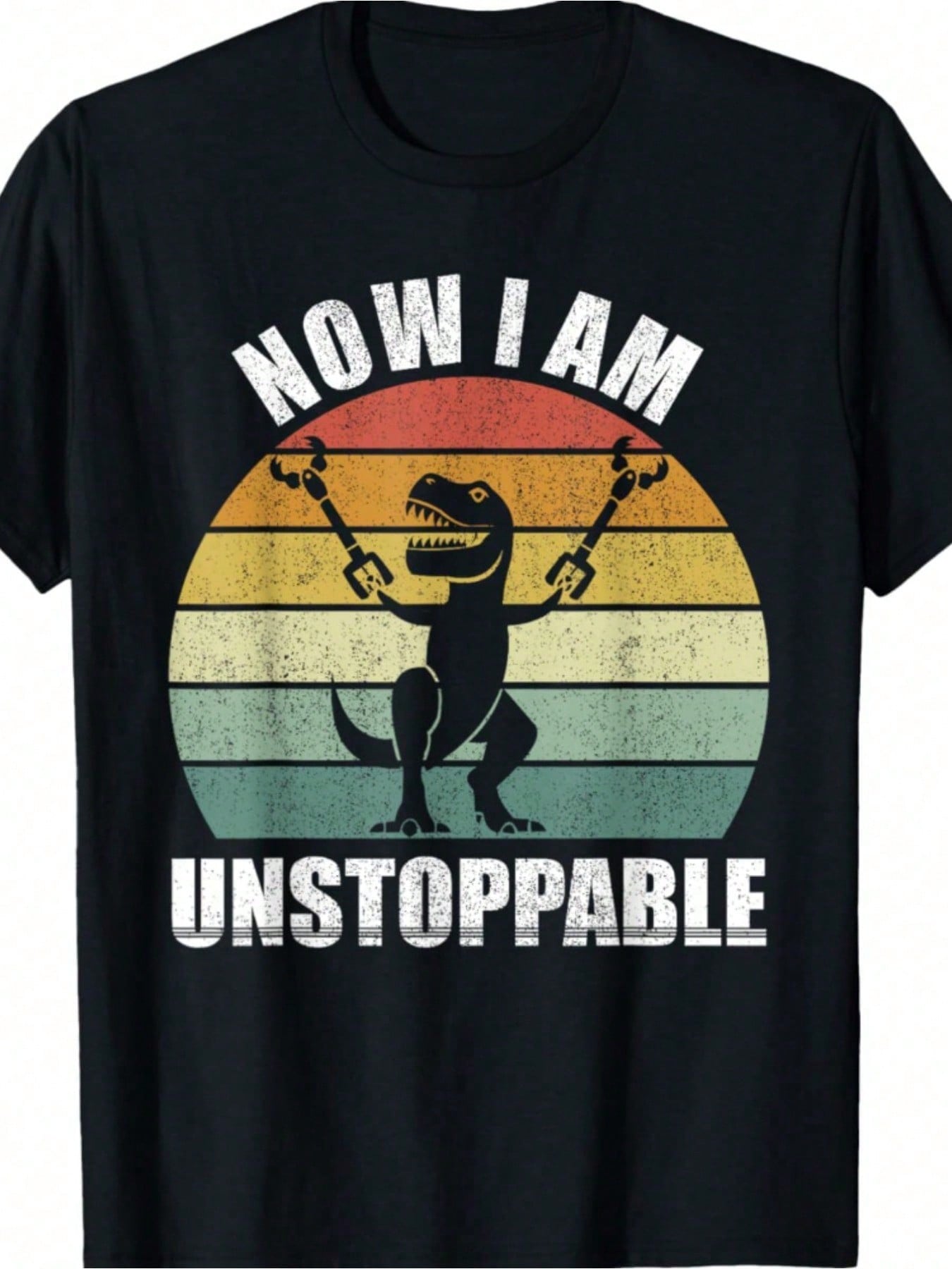 Mens Vintage Now I Am Unstoppable TRex Graphic TShirt Fun Dinosaur Design Black Cotton Tee for All Seasons Casual Round 4XL
Mens Vintage Now I Am Unstoppable TRex Graphic TShirt Fun Dinosaur Design Black Cotton Tee for All Seasons Casual Round 4XL