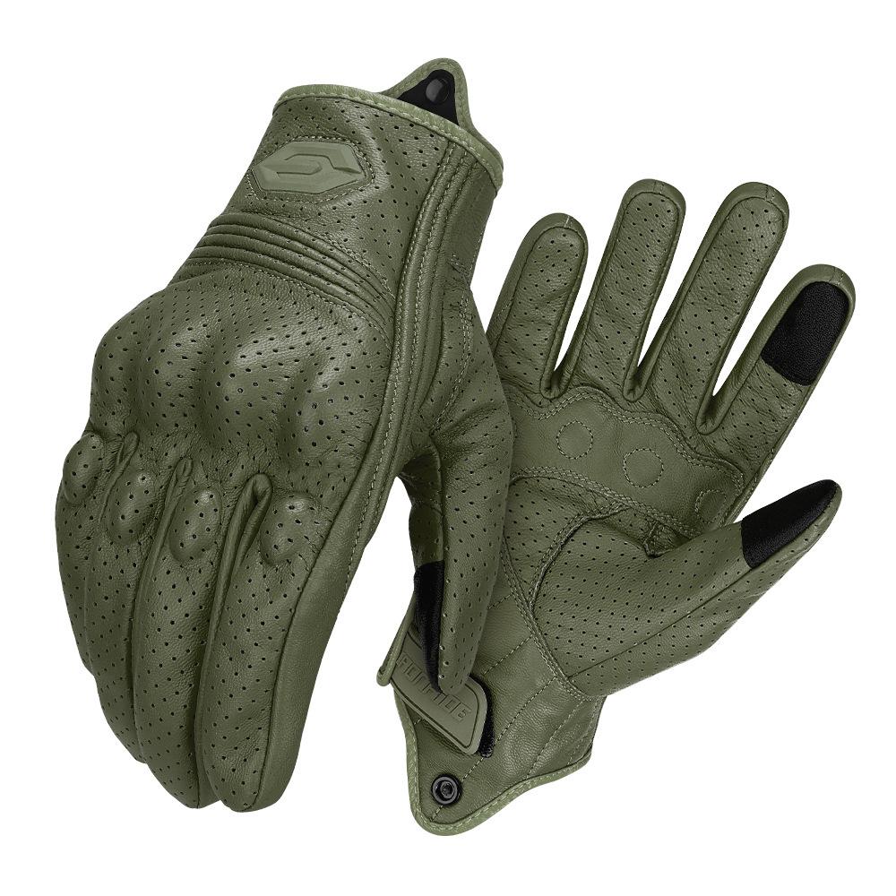 Genuine Leather Breathable Motorcycle Racing Gloves - Anti-Fall, Summer Riding Gear Double Extra Large
Genuine Leather Breathable Motorcycle Racing Gloves - Anti-Fall, Summer Riding Gear Double Extra Large