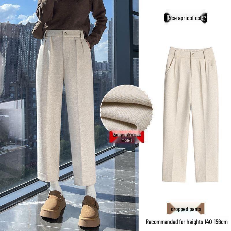 Herringbone Wool High Waist Straight Leg Petite Casual Pants with Velvet Lining XL for 120-130 lbs
Herringbone Wool High Waist Straight Leg Petite Casual Pants with Velvet Lining XL for 120-130 lbs