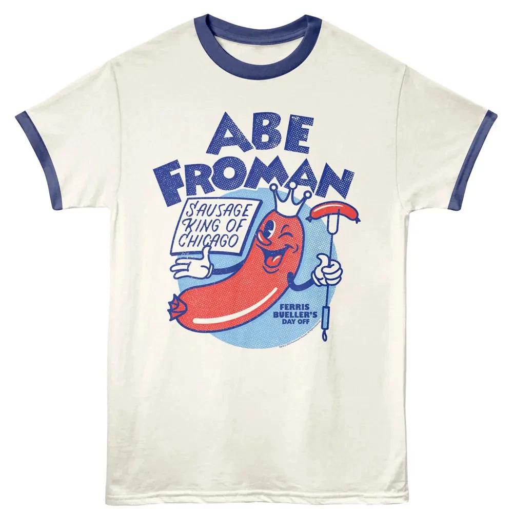 Ferris Bueller Sausage King of Chicago Ringer T Shirt M
Ferris Bueller Sausage King of Chicago Ringer T Shirt M