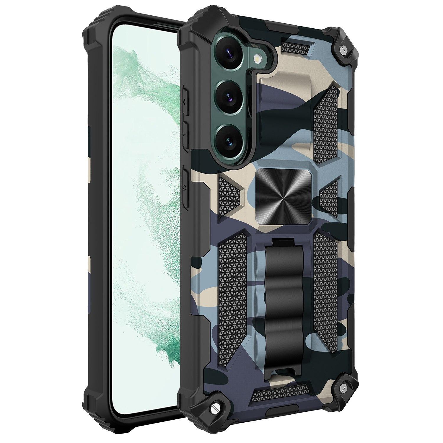 For Samsung Galaxy S23 Reinforced Corners Shockproof Kickstand Phone Case Camouflage Design PC+TPU Hybrid Cover Army Green
For Samsung Galaxy S23 Reinforced Corners Shockproof Kickstand Phone Case Camouflage Design PC+TPU Hybrid Cover Army Green