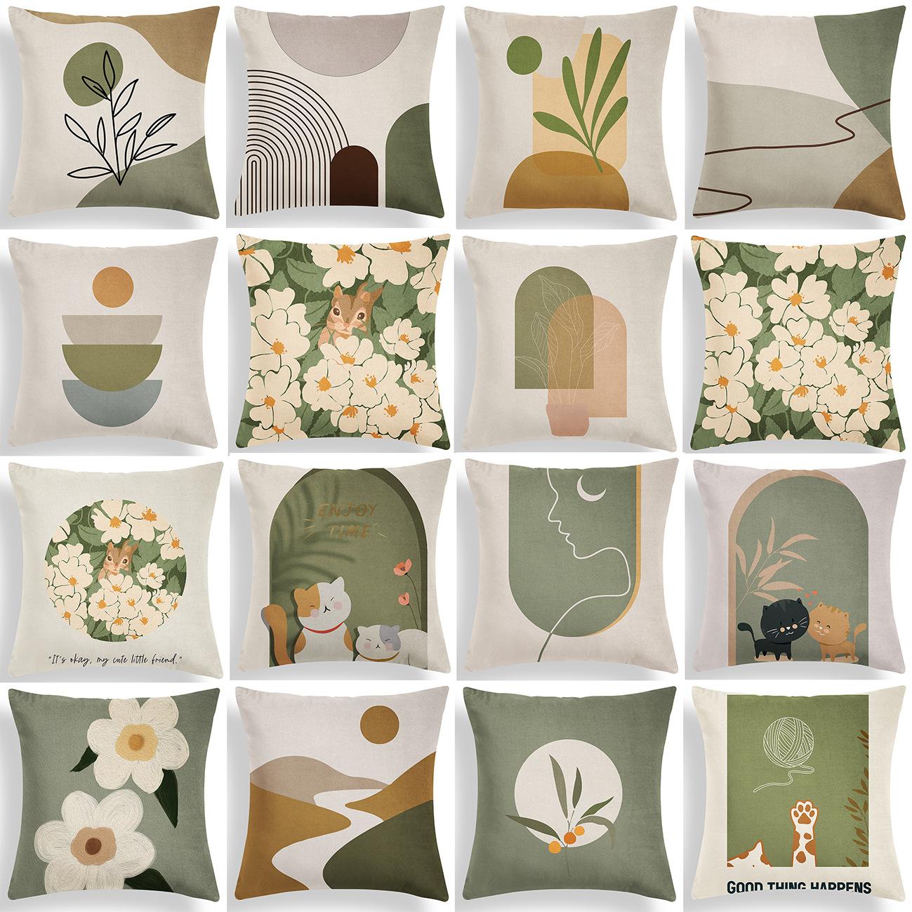 Nordic Geometric Green Pillowcase Summer Plant Sofa Pillowcase Cushion Cover 45 * 45Cm
Nordic Geometric Green Pillowcase Summer Plant Sofa Pillowcase Cushion Cover 45 * 45Cm