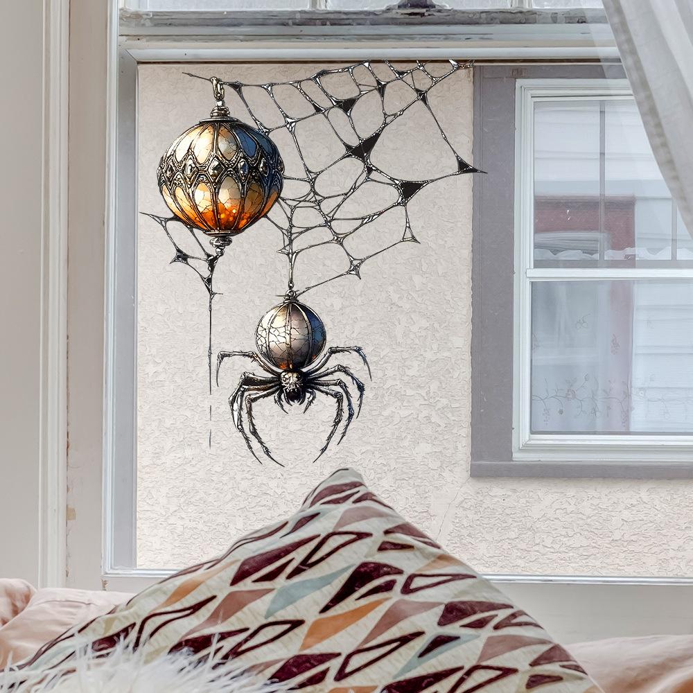 Funny Halloween Spider Glass Window Home Beautification and Decoration Static Window Stickers
Funny Halloween Spider Glass Window Home Beautification and Decoration Static Window Stickers