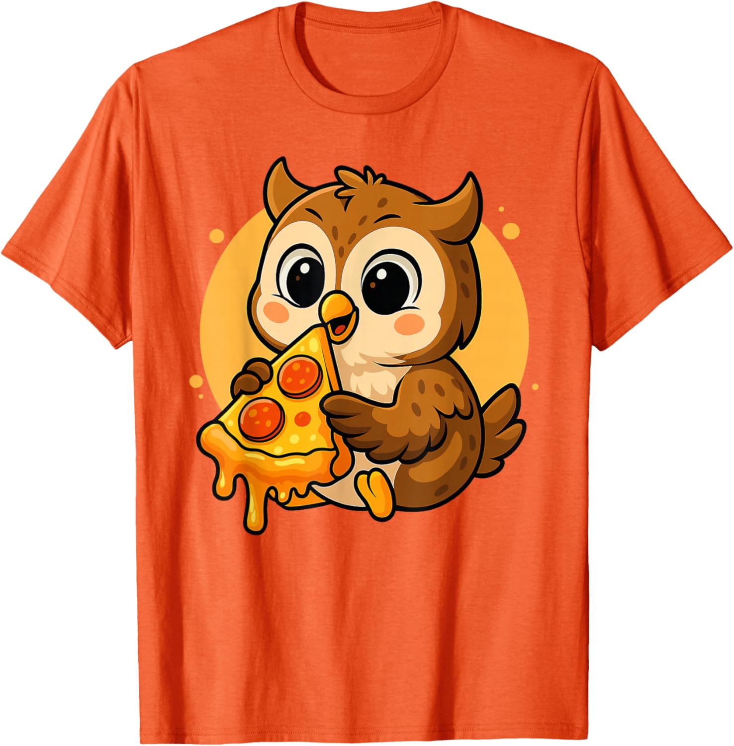 Cute Cartoon Owl Eating Pizza Graphic Tee Funny Bird Lover Casual T-Shirt 4XL
Cute Cartoon Owl Eating Pizza Graphic Tee Funny Bird Lover Casual T-Shirt 4XL