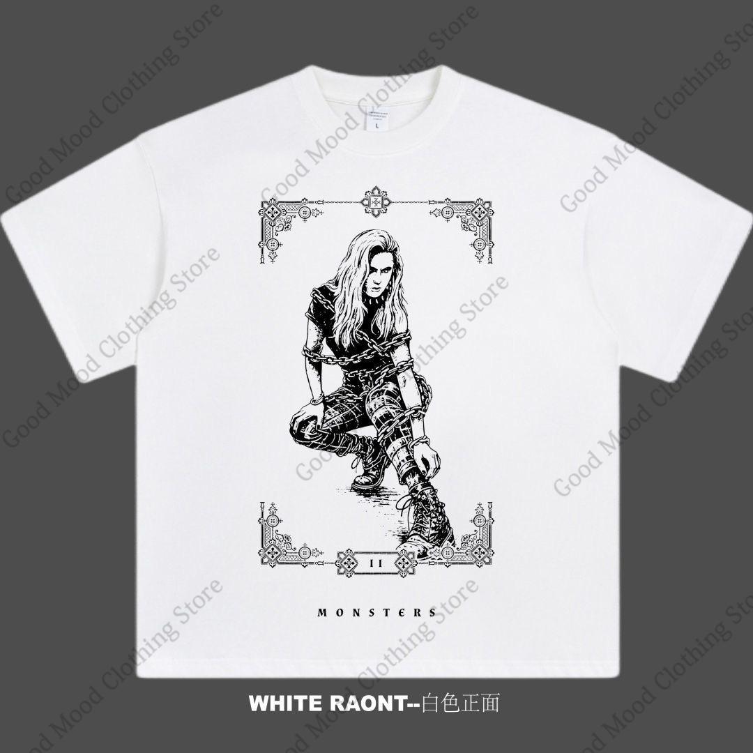 Singer Aviva Anastasia Payne T Shirt New Song Monsters Cover Print Tshirt Unisex Women High Quality Cotton Short Sleeve Tee Tops S
Singer Aviva Anastasia Payne T Shirt New Song Monsters Cover Print Tshirt Unisex Women High Quality Cotton Short Sleeve Tee Tops S