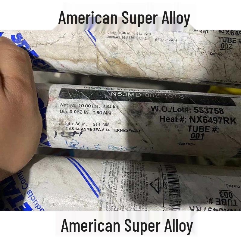 Inconel Alloy 53MD Superalloy Nickel-Based Welding Wire 65 Nickel-Based Alloy Filler Metal
Inconel Alloy 53MD Superalloy Nickel-Based Welding Wire 65 Nickel-Based Alloy Filler Metal