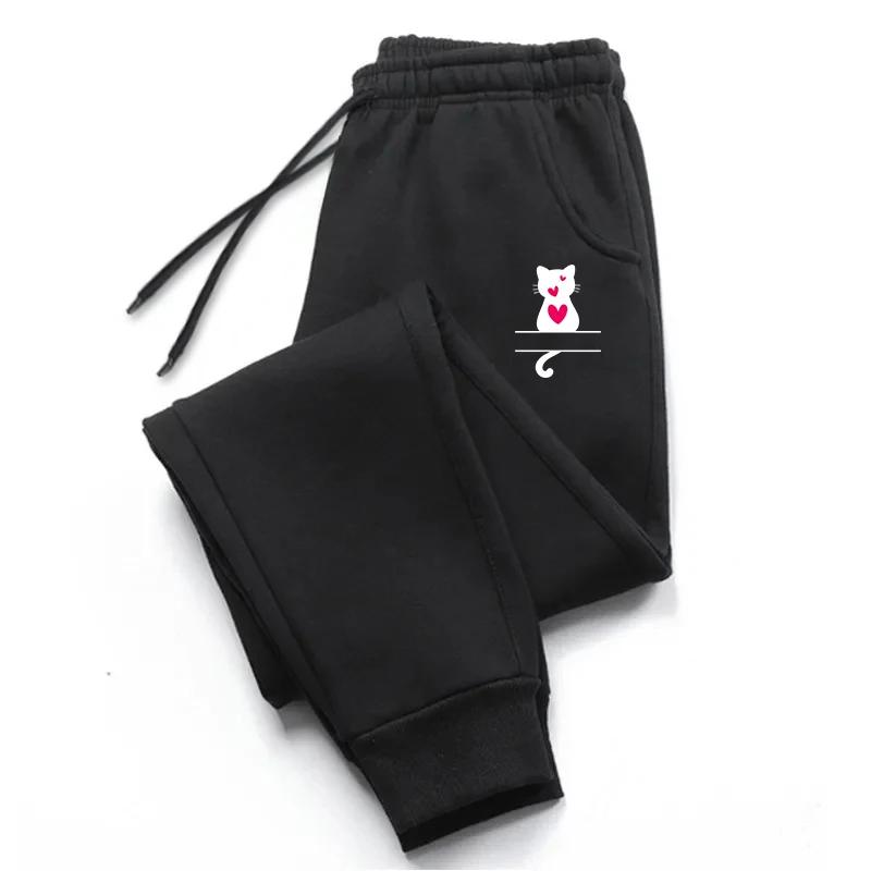 Womens Sweatpants Cute Cat Printing Daily Casual Tracksuit Trousers Sports Jogging Pants Hot Sale Versatile Summer Street Pants XS сірий
Womens Sweatpants Cute Cat Printing Daily Casual Tracksuit Trousers Sports Jogging Pants Hot Sale Versatile Summer Street Pants XS сірий