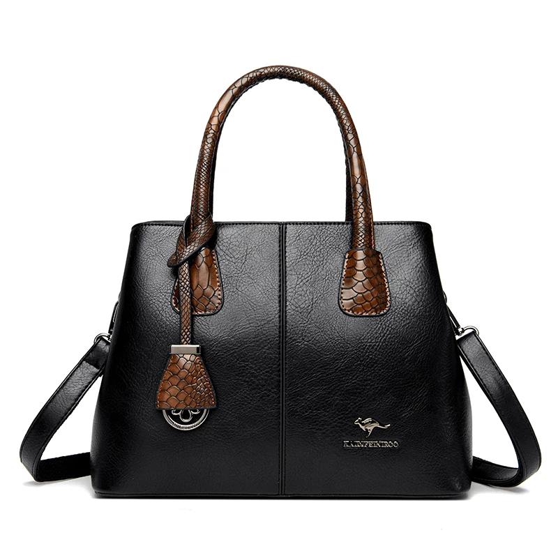 Luxury Women S Designer Patchwork Shoulder Crossbody Bag Large Capacity Leather Handbag Shopper Tote Brand Messenger Bag Quality
Luxury Women S Designer Patchwork Shoulder Crossbody Bag Large Capacity Leather Handbag Shopper Tote Brand Messenger Bag Quality